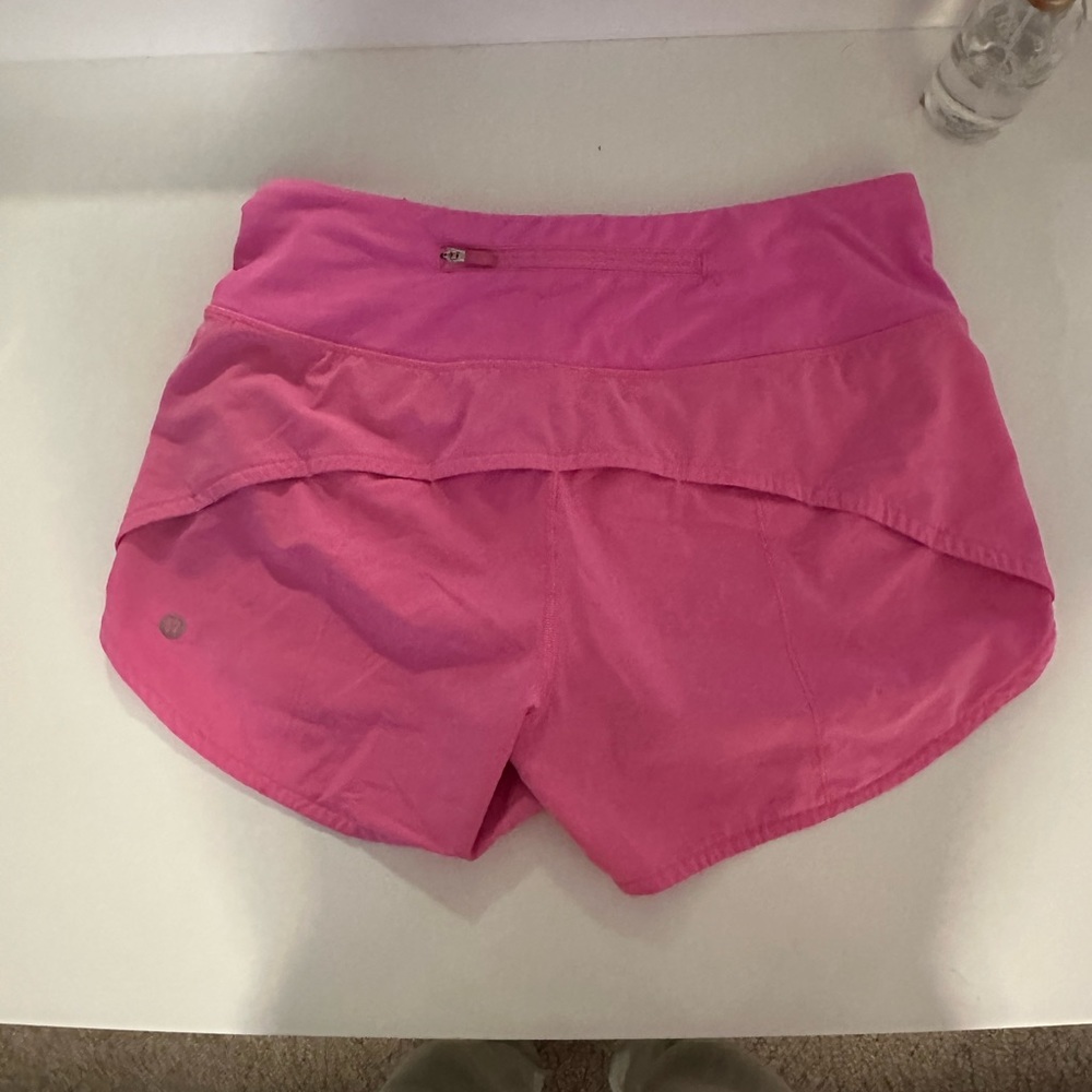 Hot pink lululemon shorts